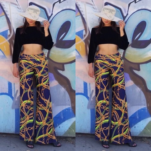 Pants - ‼️PRICE FIRM‼️Green palazzo pants.